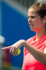 JULIA GOERGES Practices at 2020 Australian Open at Melbourne Park 01/19/2020