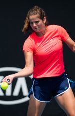 JULIA GOERGES Practices at 2020 Australian Open at Melbourne Park 01/19/2020