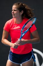 JULIA GOERGES Practices at 2020 Australian Open at Melbourne Park 01/19/2020