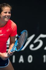 JULIA GOERGES Practices at 2020 Australian Open at Melbourne Park 01/19/2020