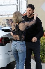 JULIANNE HOUGH and Brooks Laich at LAX AIrport in Los Angeles 01/09/2020