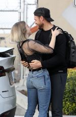 JULIANNE HOUGH and Brooks Laich at LAX AIrport in Los Angeles 01/09/2020