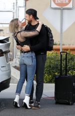 JULIANNE HOUGH and Brooks Laich at LAX AIrport in Los Angeles 01/09/2020