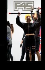 JULIANNE HOUGH at a Gym in Los Angeles 01/13/2020