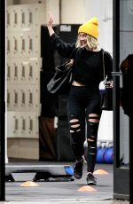 JULIANNE HOUGH at a Gym in Los Angeles 01/13/2020