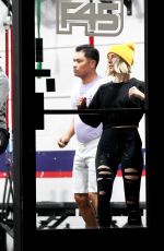 JULIANNE HOUGH at a Gym in Los Angeles 01/13/2020