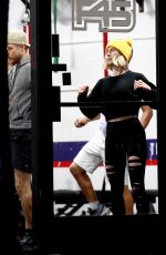 JULIANNE HOUGH at a Gym in Los Angeles 01/13/2020