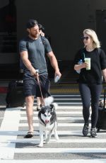 JULIANNE HOUGH at Los Angeles International Airport 01/08/2020