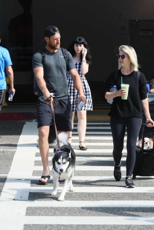 JULIANNE HOUGH at Los Angeles International Airport 01/08/2020