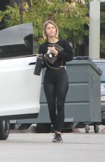 JULIANNE HOUGH Leaves a Gym in West Hollywood 01/08/2020