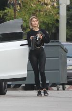 JULIANNE HOUGH Leaves a Gym in West Hollywood 01/08/2020