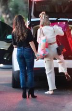 JULIANNE HOUGH Leaves Office with a Friend in Los Angeles 01/28/2020