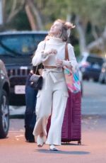 JULIANNE HOUGH Leaves Office with a Friend in Los Angeles 01/28/2020