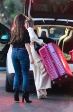 JULIANNE HOUGH Leaves Office with a Friend in Los Angeles 01/28/2020