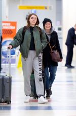 JULIANNE MOORE and Bart and LIV FREUNDLICH at JFK Airport in New York 01/03/2020