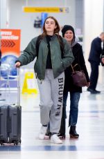 JULIANNE MOORE and Bart and LIV FREUNDLICH at JFK Airport in New York 01/03/2020