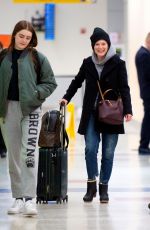 JULIANNE MOORE and Bart and LIV FREUNDLICH at JFK Airport in New York 01/03/2020