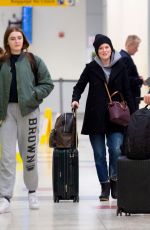 JULIANNE MOORE and Bart and LIV FREUNDLICH at JFK Airport in New York 01/03/2020