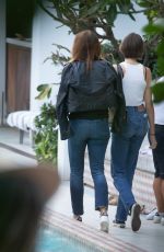 KAIA GERBER and CINDY CTAWFORD Out in Miami 01/12/2020