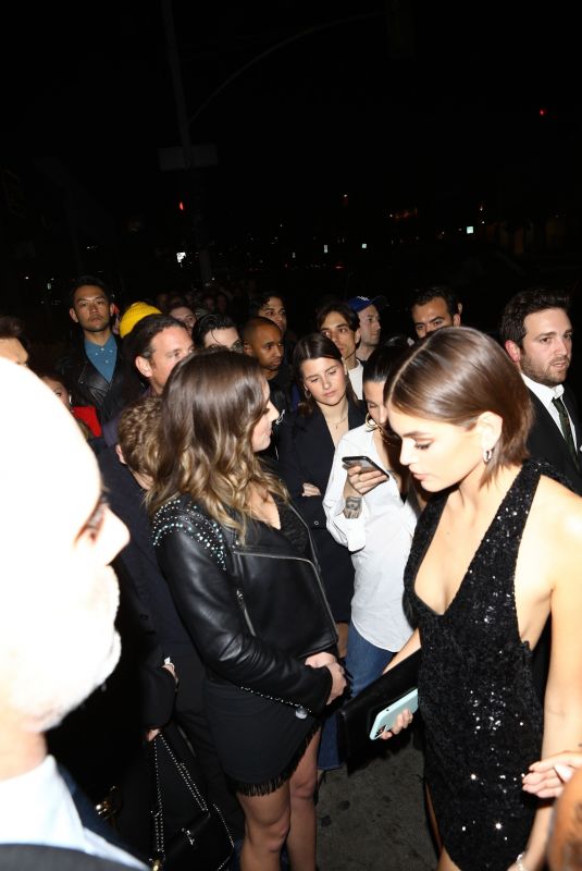 KAIA GERBER and ZOEY DEUTCH Arrives at Billie Eilish