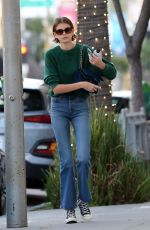 KAIA GERBER Arrives at Alfred
