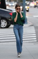 KAIA GERBER Arrives at Alfred