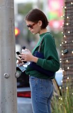 KAIA GERBER Arrives at Alfred