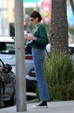 KAIA GERBER Arrives at Alfred