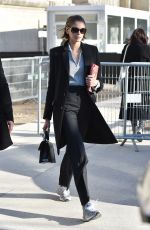 KAIA GERBER Arrives at Chanel Fashion Show at PFW in Paris 01/21/2020
