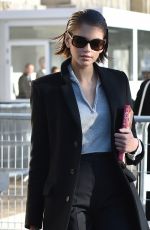 KAIA GERBER Arrives at Chanel Fashion Show at PFW in Paris 01/21/2020