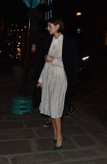 KAIA GERBER Arrives at Prada Dinner Party at Paris Fashion Week 01/19/2020