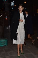 KAIA GERBER Arrives at Prada Dinner Party at Paris Fashion Week 01/19/2020