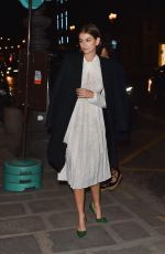 KAIA GERBER Arrives at Prada Dinner Party at Paris Fashion Week 01/19/2020