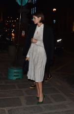 KAIA GERBER Arrives at Prada Dinner Party at Paris Fashion Week 01/19/2020