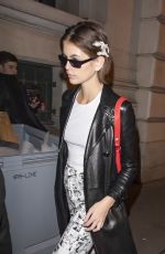 KAIA GERBER at Alyx Menswear Fall/Winter 2020/2021 Show at Paris Fashion Week 01/19/2020