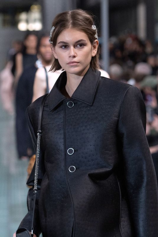 KAIA GERBER at Alyx Runway Show at PFW in Paris 01/19/2020