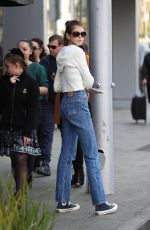 KAIA GERBER at Avra Restaurant in Beverly Hills 01/30/2020