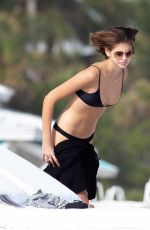 KAIA GERBER in Bikini at a Beach in Miami 01/11/2020