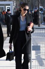 KAIA GERBER Leaves Chanel Haute Coutre Show in Paris 01/21/2020