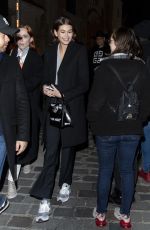 KAIA GERBER Leaves Givenchy Haute Couture Show in Paris 01/21/2020