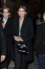 KAIA GERBER Leaves Givenchy Haute Couture Show in Paris 01/21/2020