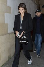 KAIA GERBER Leaves Givenchy Haute Couture Show in Paris 01/21/2020