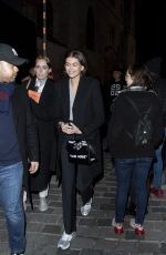 KAIA GERBER Leaves Givenchy Haute Couture Show in Paris 01/21/2020
