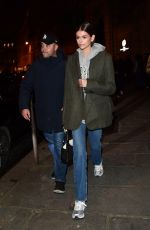 KAIA GERBER Night Out in Paris 01/22/2020