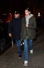 KAIA GERBER Night Out in Paris 01/22/2020