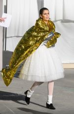 KAIA GERBER on the Backstage at Chanel Fashion Show in Paris 01/21/2020
