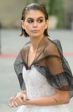 KAIA GERBER on the Backstage at Chanel Fashion Show in Paris 01/21/2020