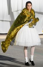 KAIA GERBER on the Backstage at Chanel Fashion Show in Paris 01/21/2020