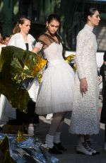 KAIA GERBER on the Backstage at Chanel Fashion Show in Paris 01/21/2020