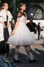 KAIA GERBER on the Backstage at Chanel Fashion Show in Paris 01/21/2020